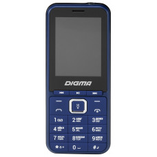 Мобильный телефон Digma LINX B241 32Mb темно-синий моноблок 2Sim 2.44